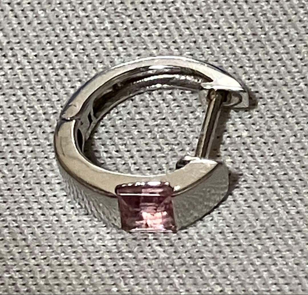 K18WG/フープピアス片耳用/中古