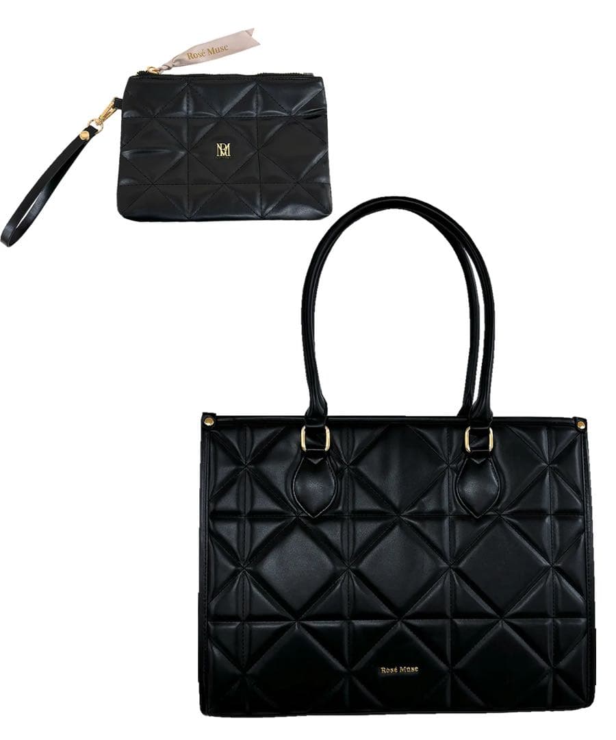 Rosé Muse quilting tote L