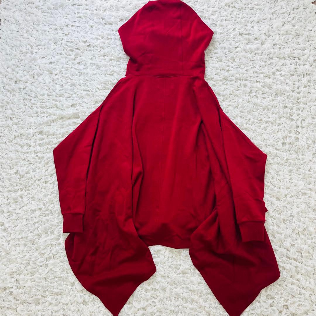 なびくパーカー赤レッド ha | za | ma ハザマhazama松井 諒祐