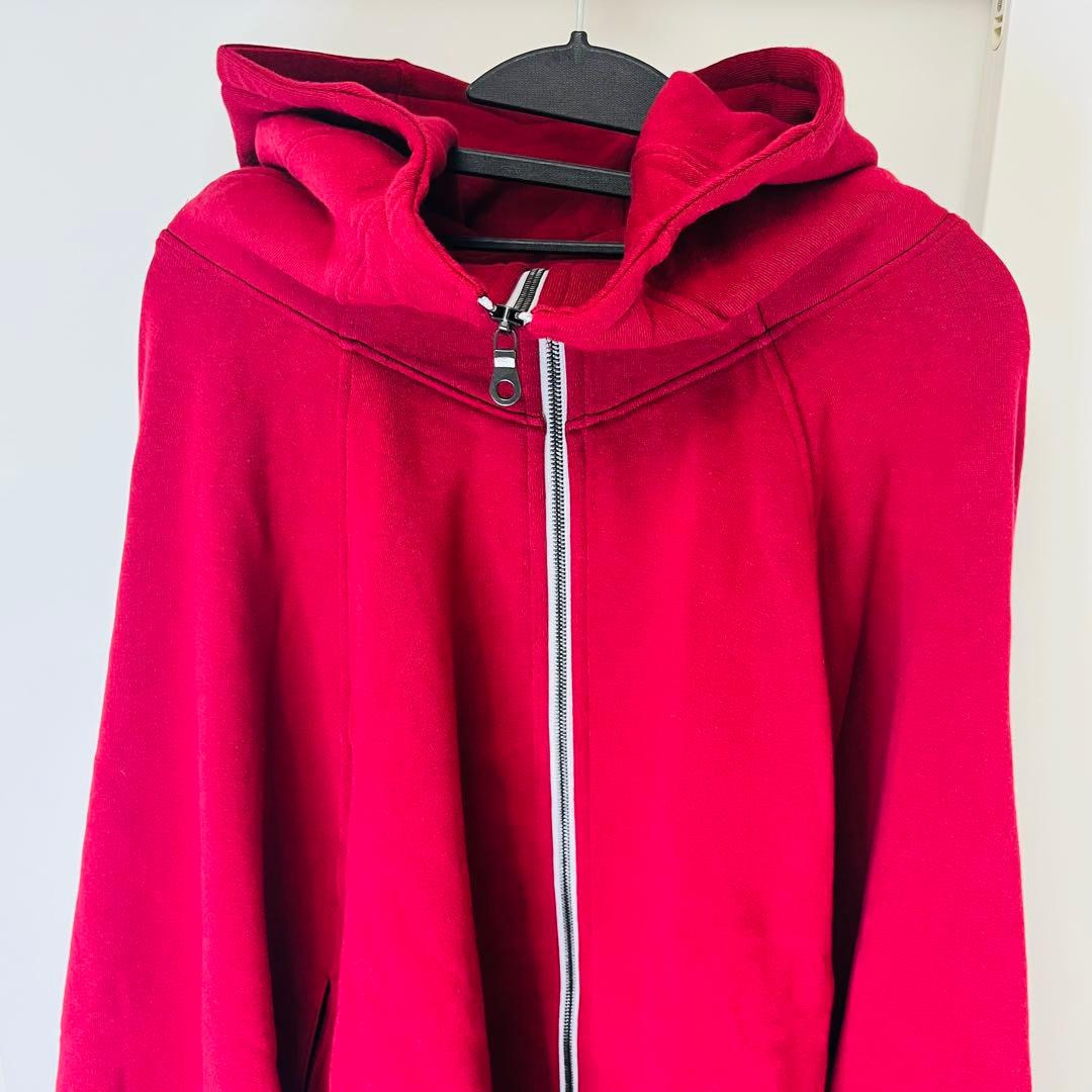 なびくパーカー赤レッド ha | za | ma ハザマhazama松井 諒祐