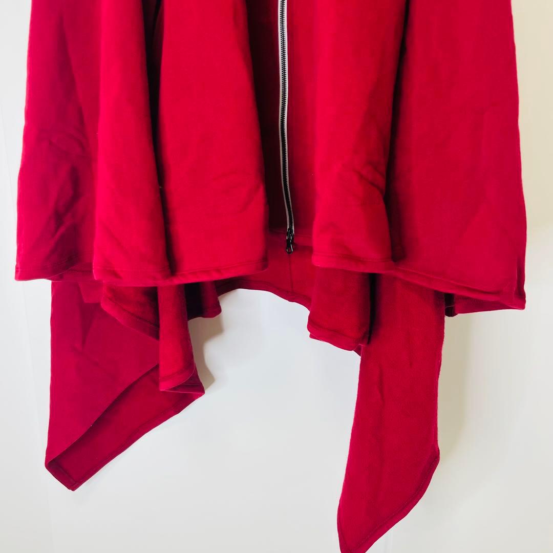 なびくパーカー赤レッド ha | za | ma ハザマhazama松井 諒祐