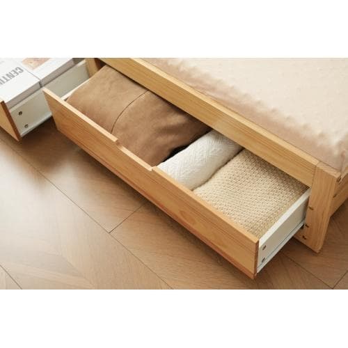 ソファベッド ディベッド 伸長式ベッド 木製 引き出し付き 収納付き おしゃれ