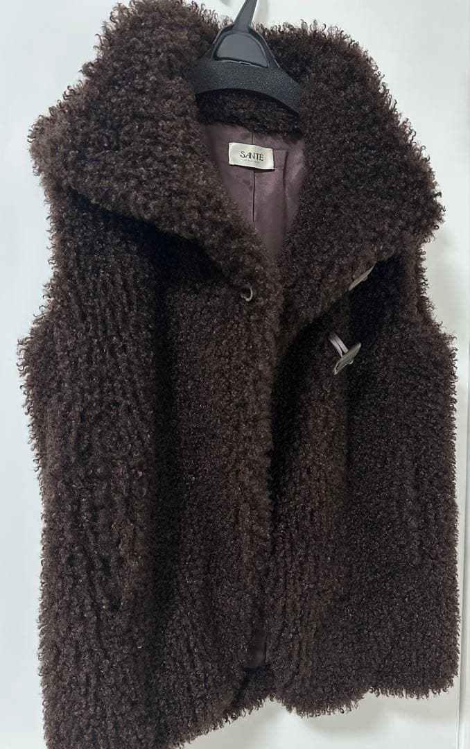 限定値下げ ETRE TOKYO SANTE クリンプフェイクファーベスト 新品