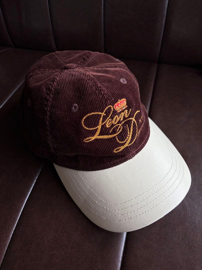 Aime Leon Dore コーデュロイ ダークブラウン キャップ