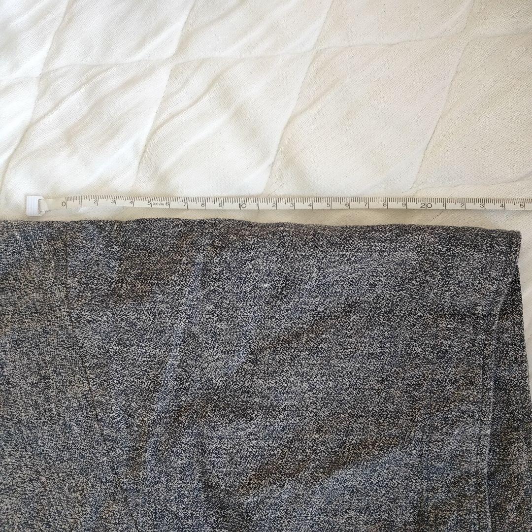 amachi. グレー 五分袖 七分袖 チュニック リネン プルオーバー