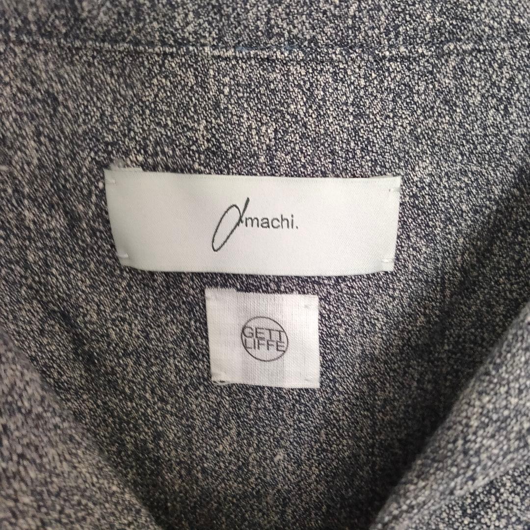 amachi. グレー 五分袖 七分袖 チュニック リネン プルオーバー