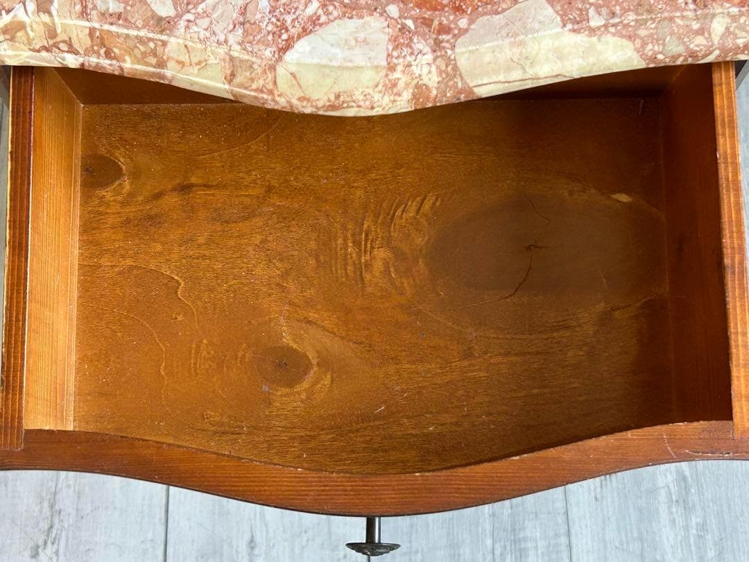 洋風　クラシック　クラシカル　2段チェスト　コンソール　猫脚　アンティーク　IG