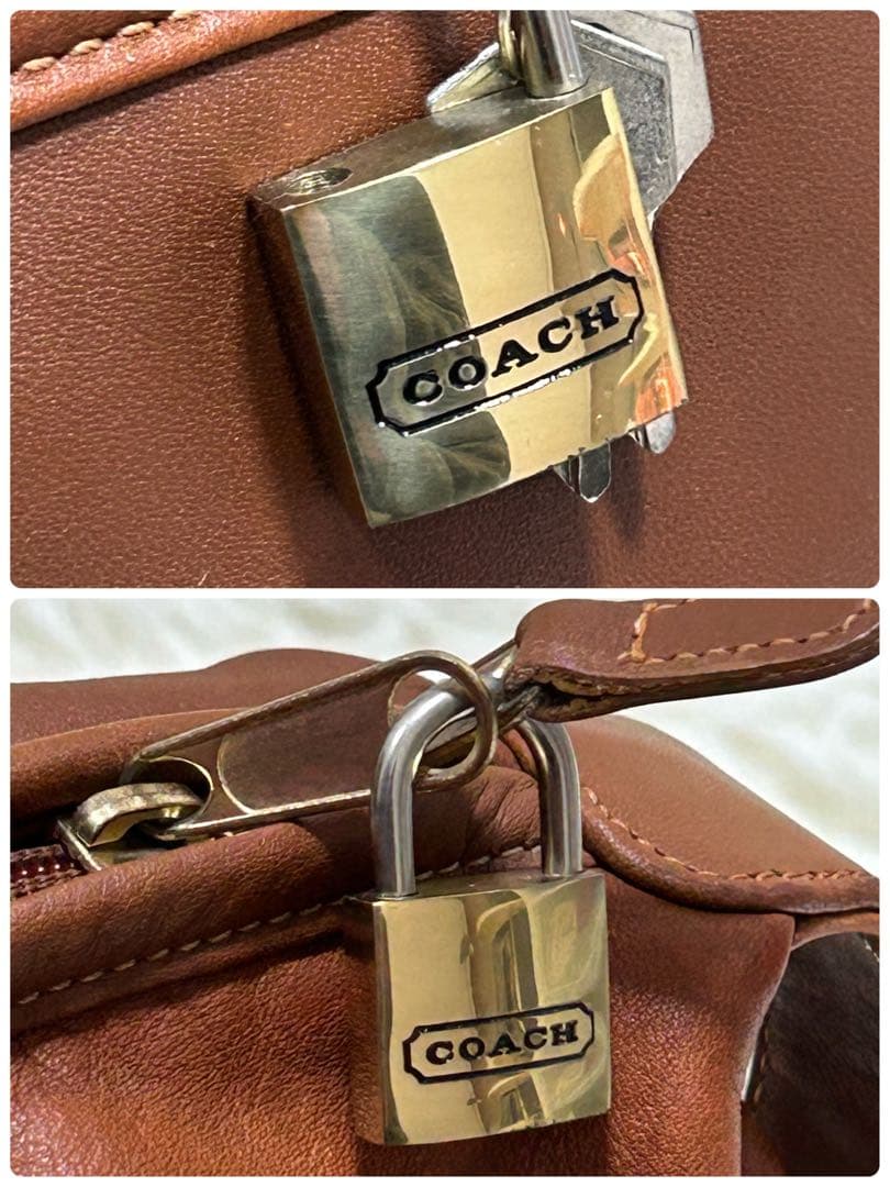 【極美品/超希少】廃盤型　定価20万 コーチ ボストンバッグ 大容量 2way