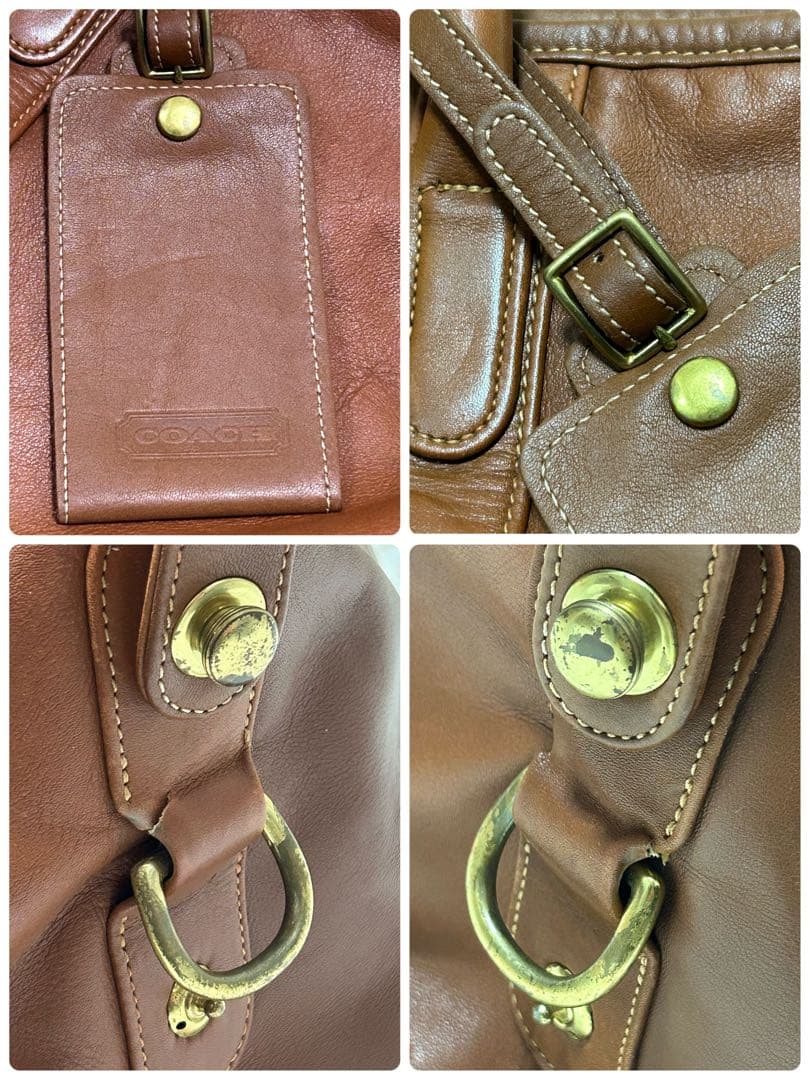 【極美品/超希少】廃盤型　定価20万 コーチ ボストンバッグ 大容量 2way