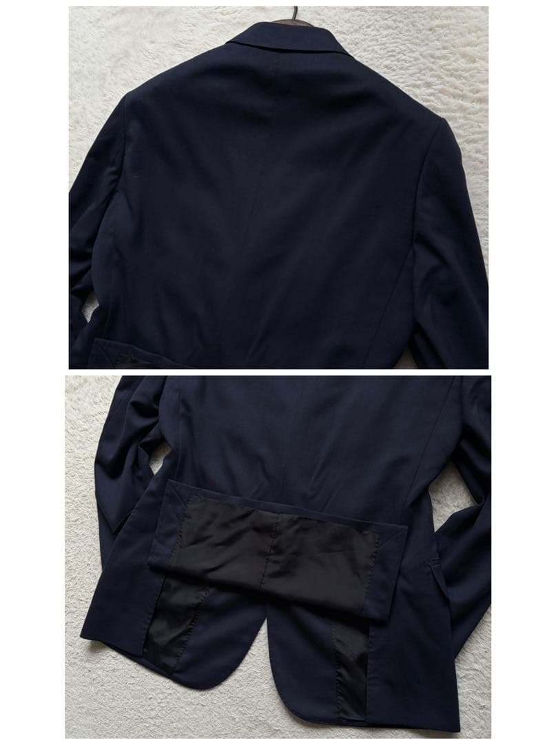 【極美品】ラルフローレンパープルレーベル テーラードジャケット ウール ネイビー