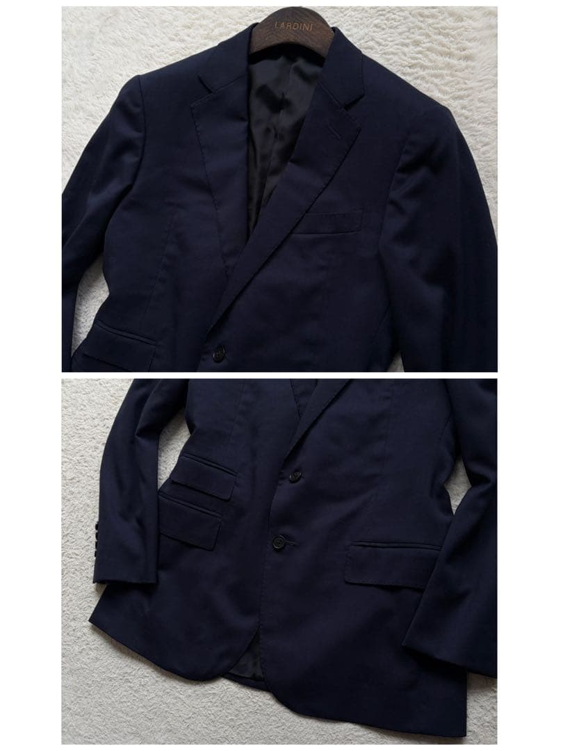 【極美品】ラルフローレンパープルレーベル テーラードジャケット ウール ネイビー