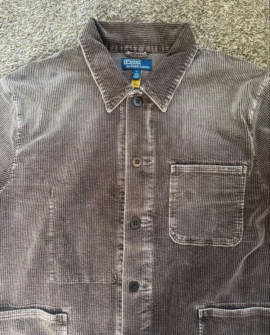 polo ラルフローレン コーデュロイジャケット カバーオール　ブラウン　RRL