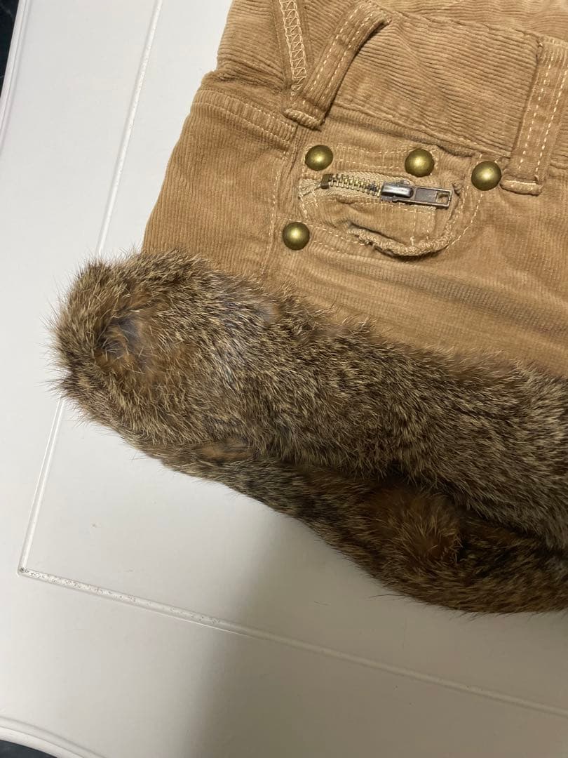 d.i.a美品！コーデュロイファーショーパン