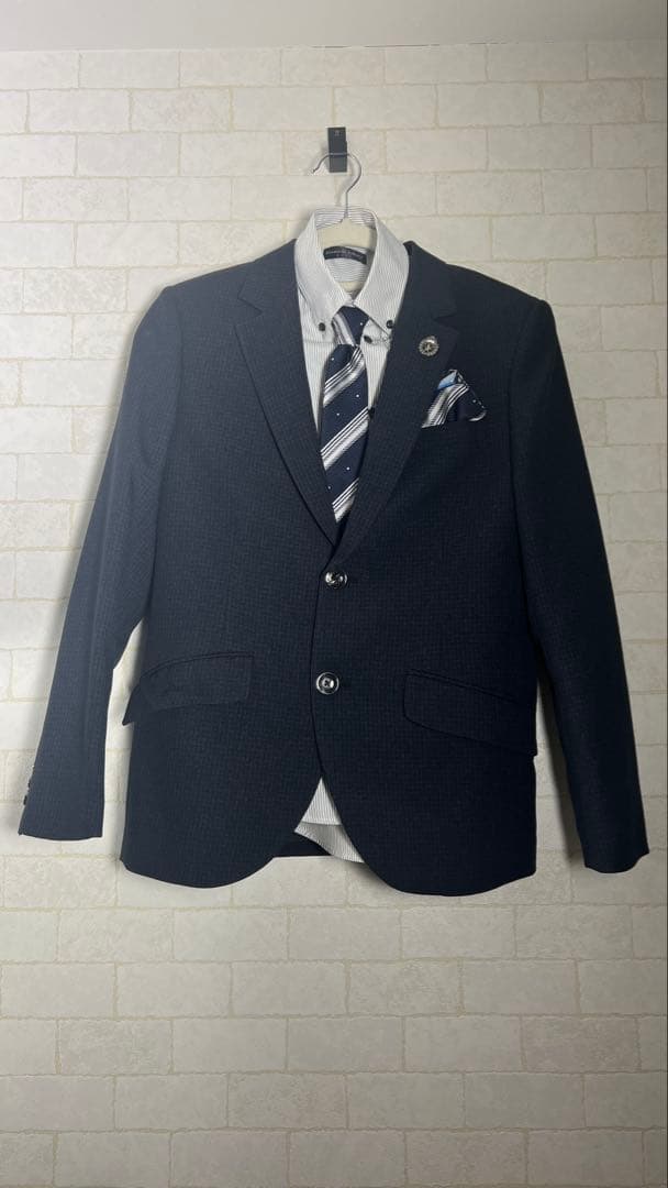 hiromichi nakano 150 ネイビー スーツセット 卒業式 男児