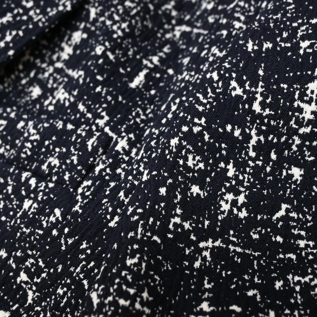 ■ 48375 近年 バーバリーロンドン ジャガード織 ジャケット ブラック*