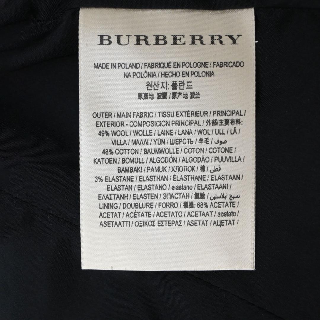 ■ 48375 近年 バーバリーロンドン ジャガード織 ジャケット ブラック*