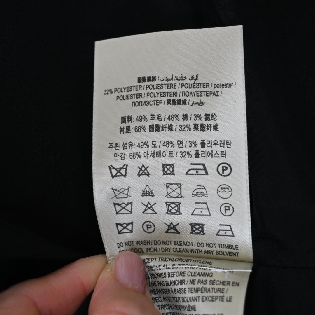 ■ 48375 近年 バーバリーロンドン ジャガード織 ジャケット ブラック*