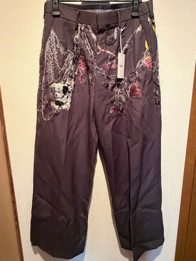 doublet 25AW Embroidered Chain チャコール パンツ