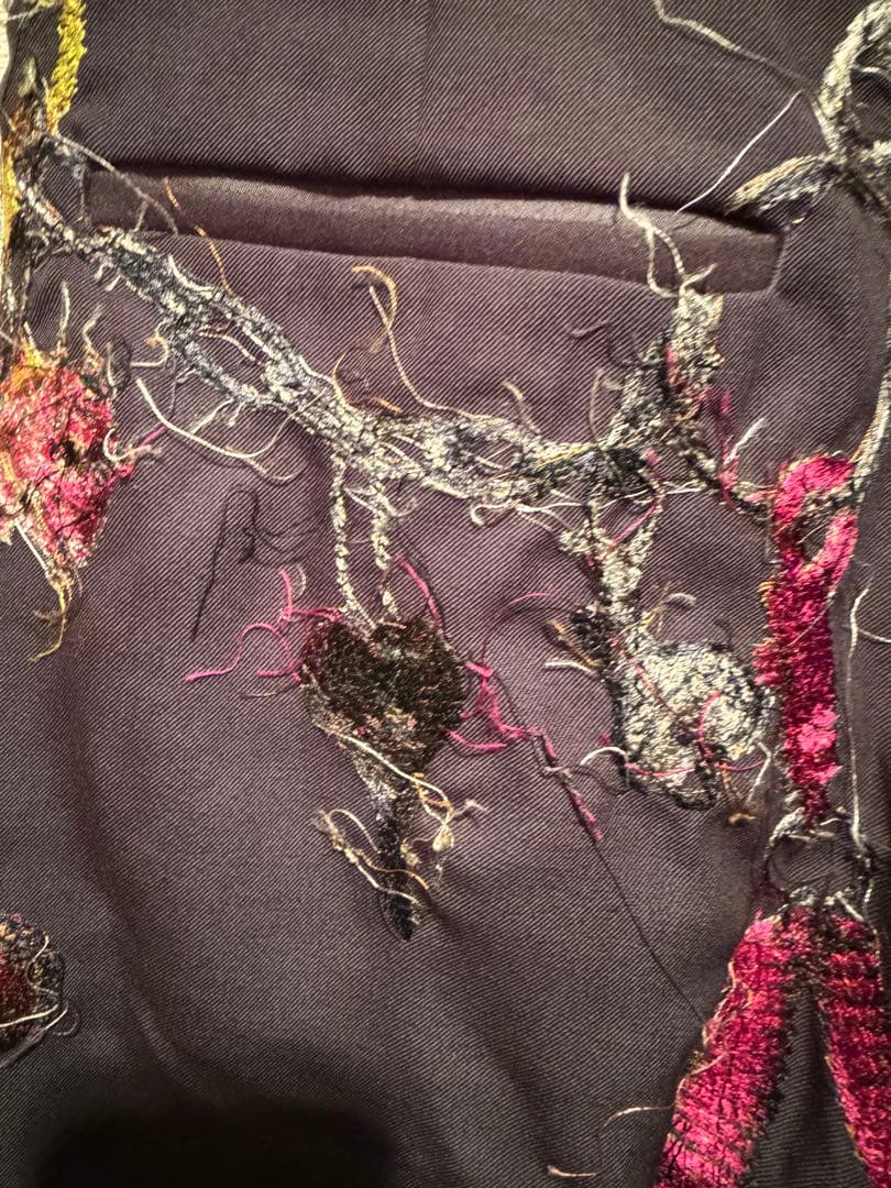 doublet 25AW Embroidered Chain チャコール パンツ