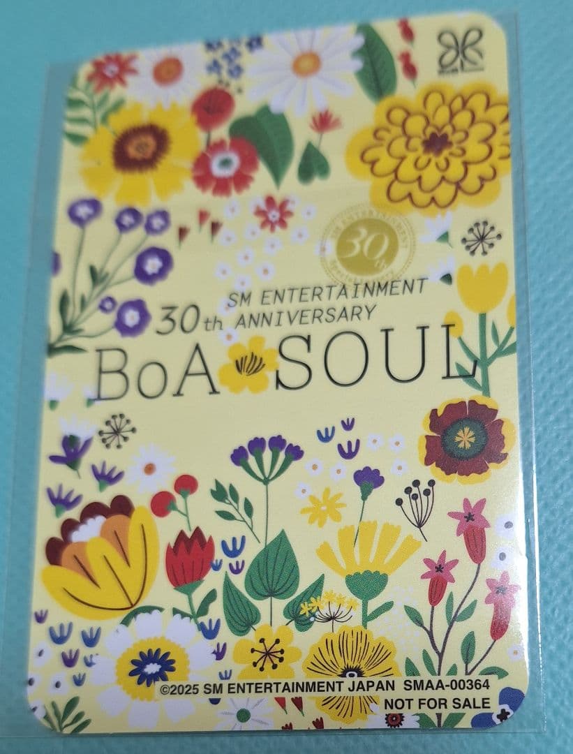 SMTOWN 30周年記念 BoA FC限定 スペシャル抽選会 当選トレカ　ボア