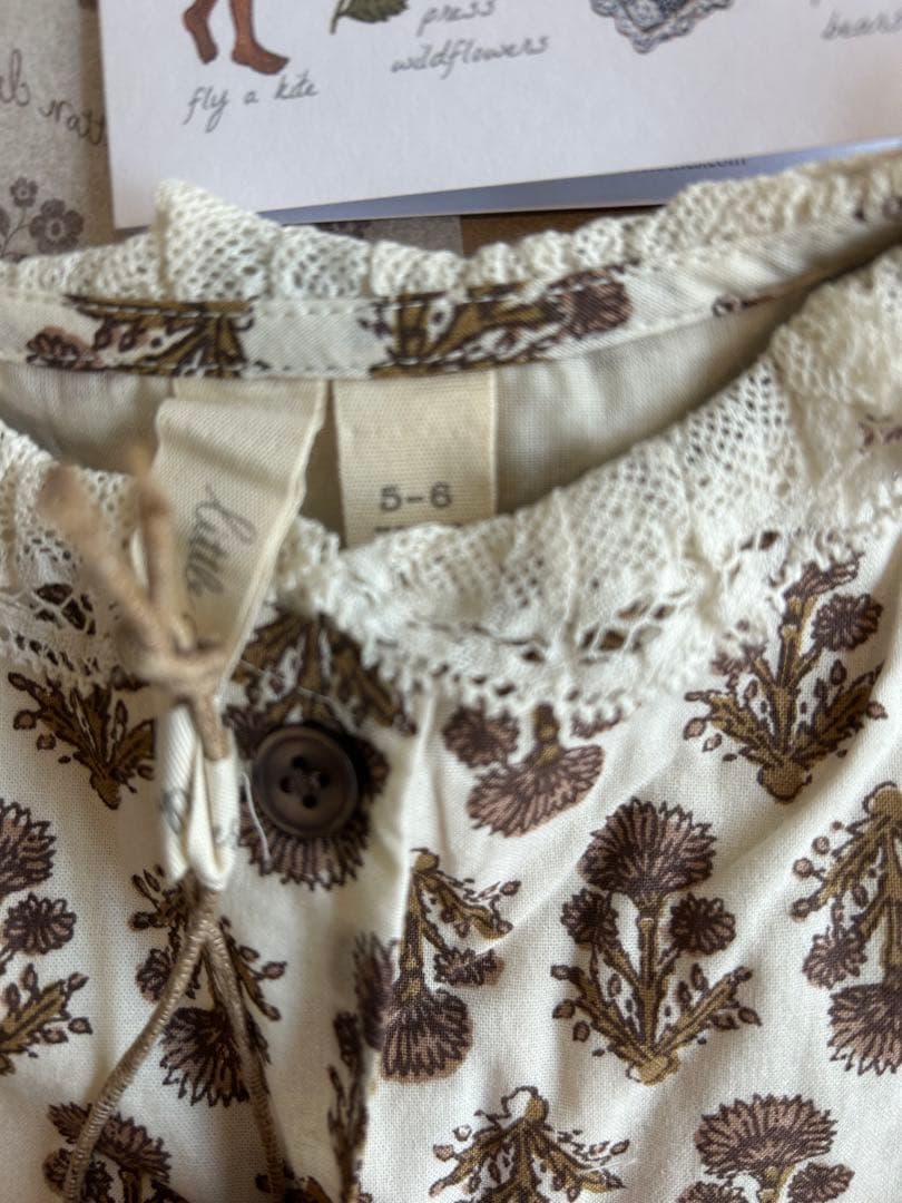 【完売商品】2025 Little Cotton Clothes ブラウス