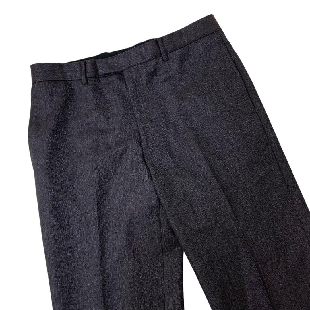 C397-8 イタリア製 HERMES エルメス アルパカ モヘア混 スラックス