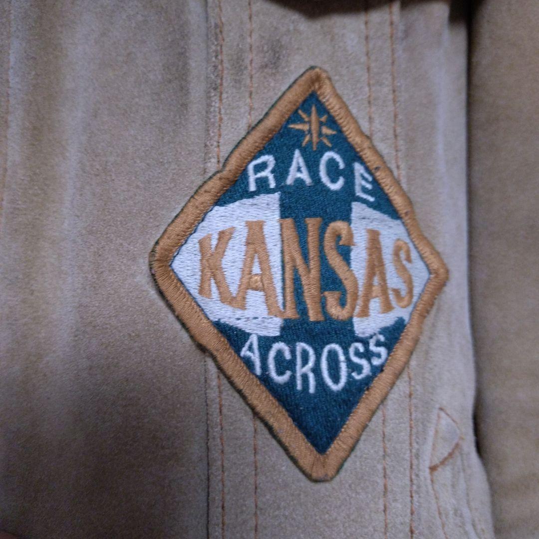 AVIREX　パッチスエードレザージャケット