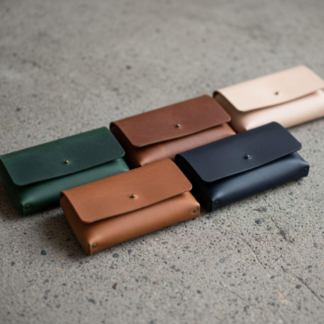 イタリアンレザー 生成りナチュラル ヌメ革サコッシュ