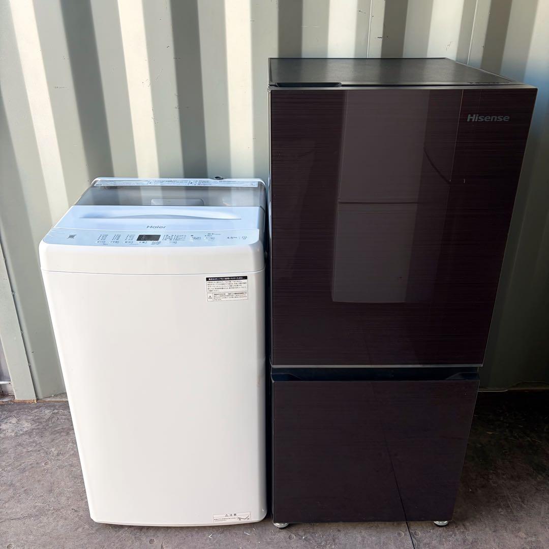 運搬取付無料！高年式純正Haier・Hisense家電2点セット！完動超美品！