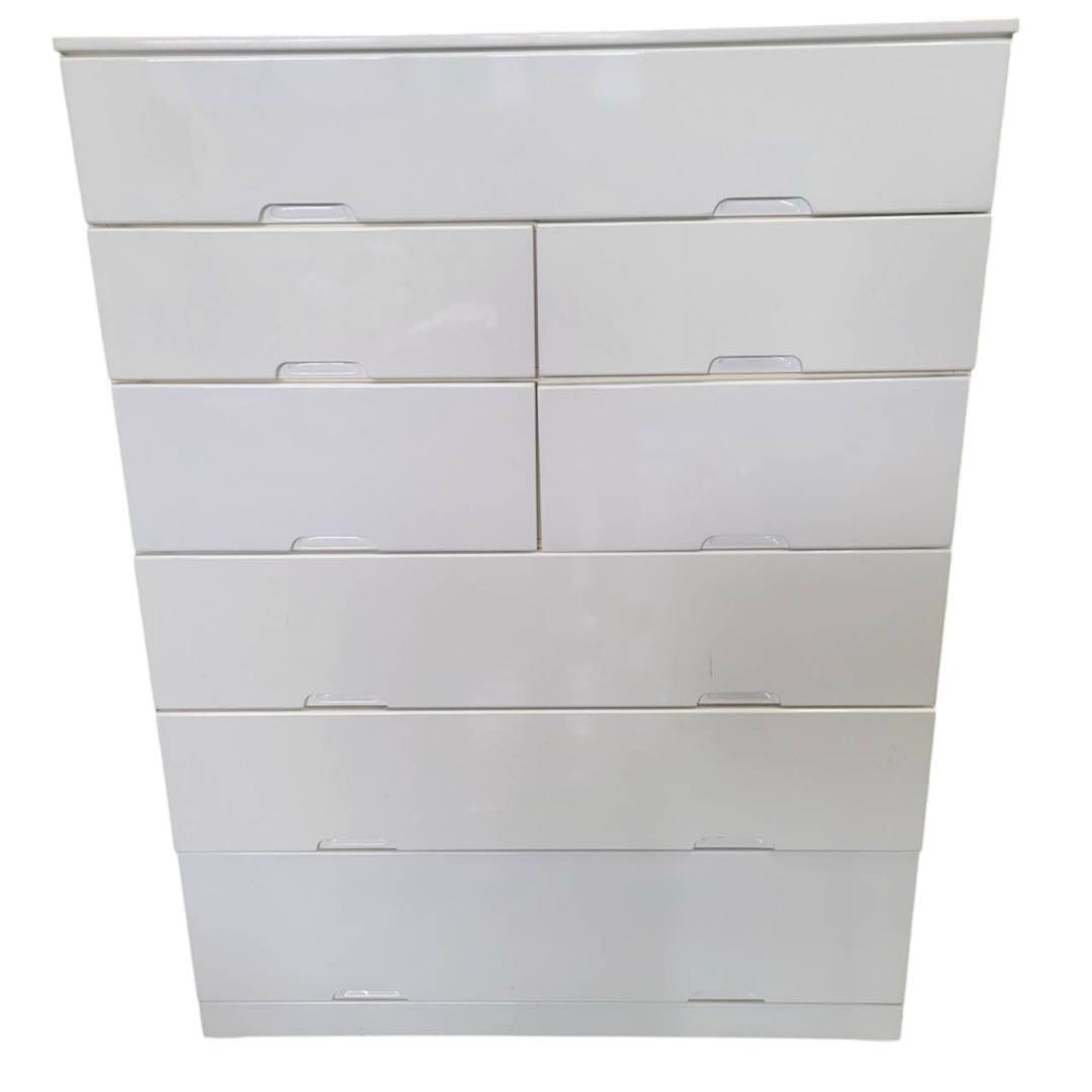 【送料込み】ニトリ　6段チェスト　ホワイト　家具　タンス　③