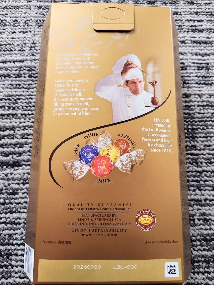 【未開封箱発送】リンドール ゴールド ＆レッド＆ダーク アソート 各１ 計３箱
