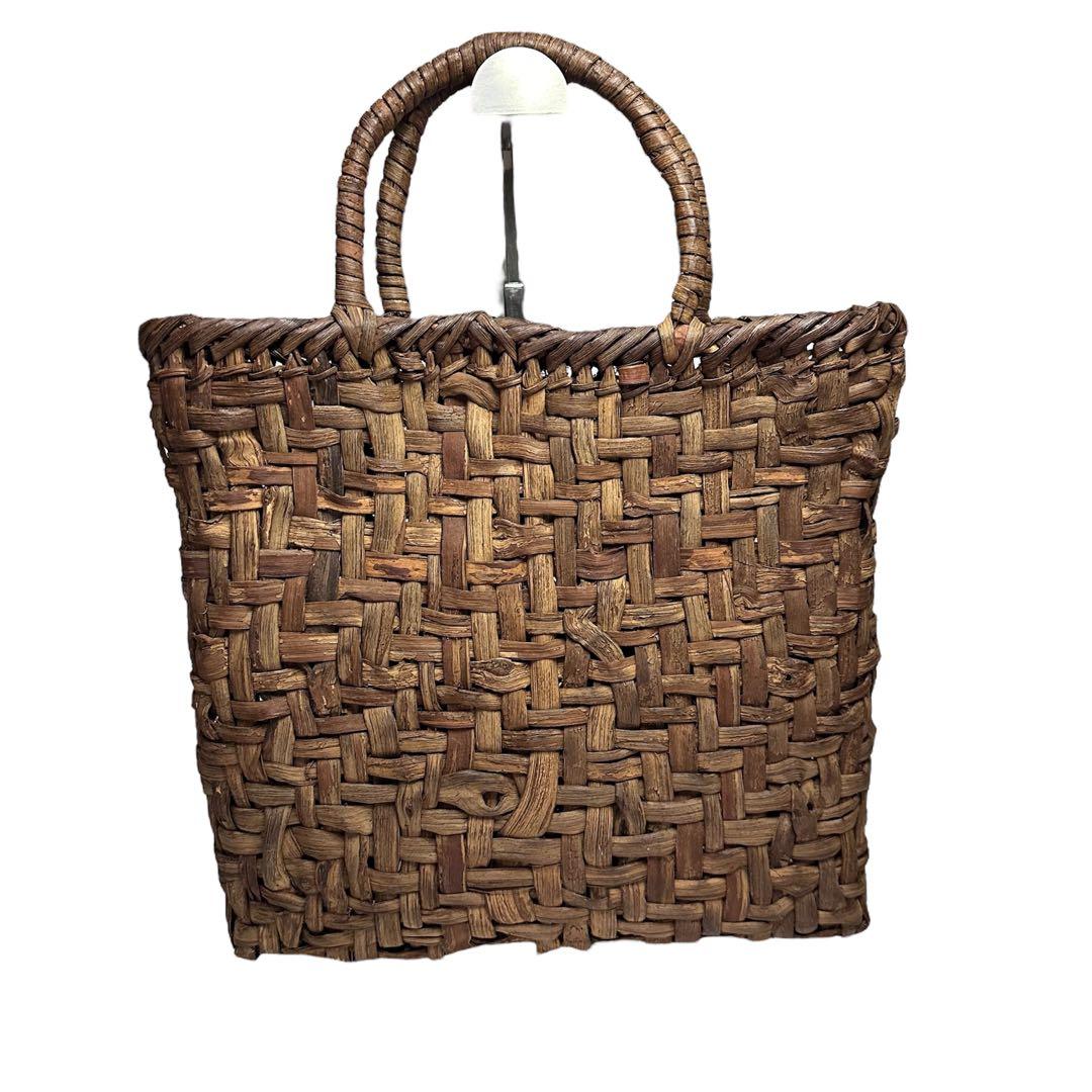 山葡萄☆国産☆トートバッグ☆編み込み☆カゴバッグ☆