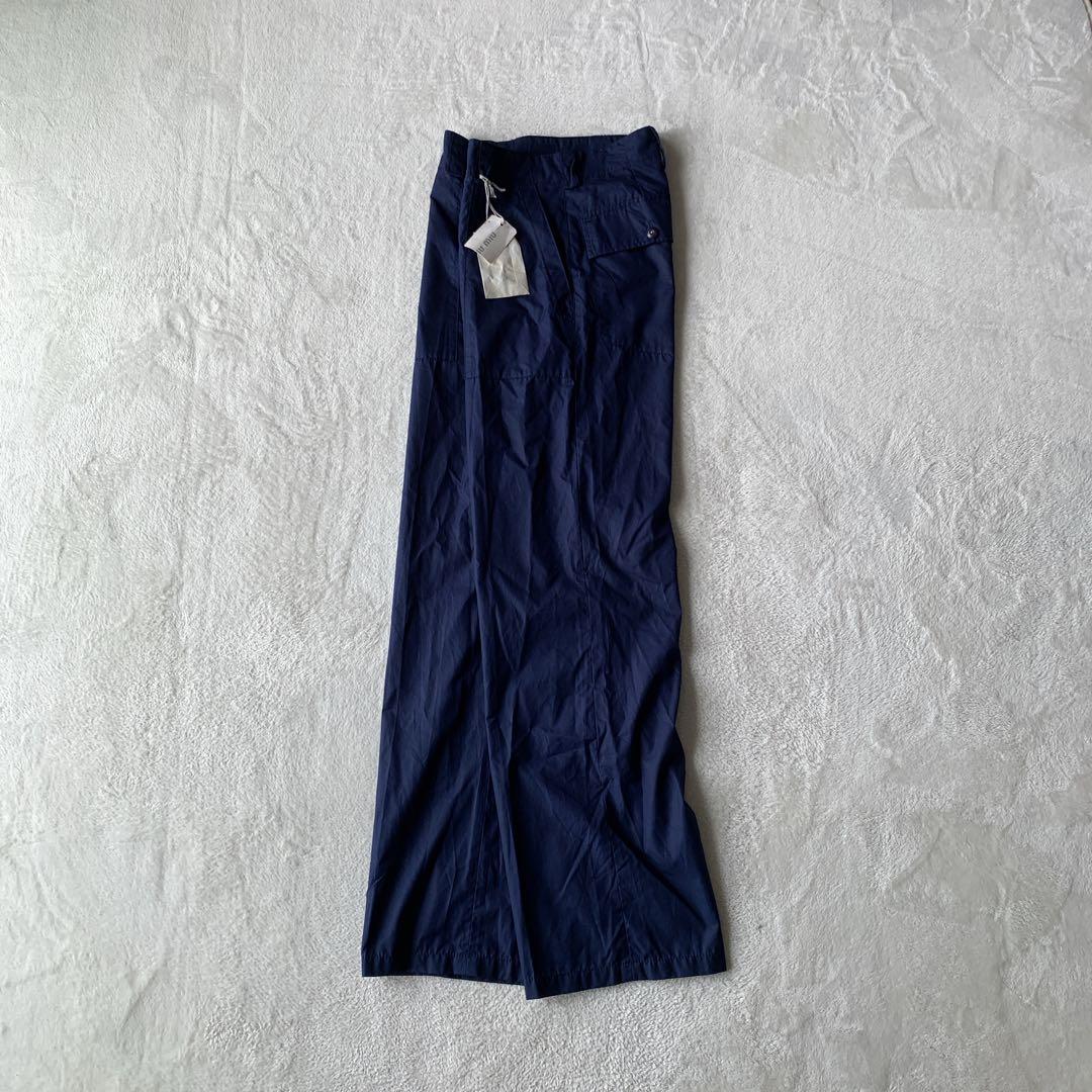 未使用 miu miu ミュウミュウ ベイカー ファティーグ パンツ ミリタリー