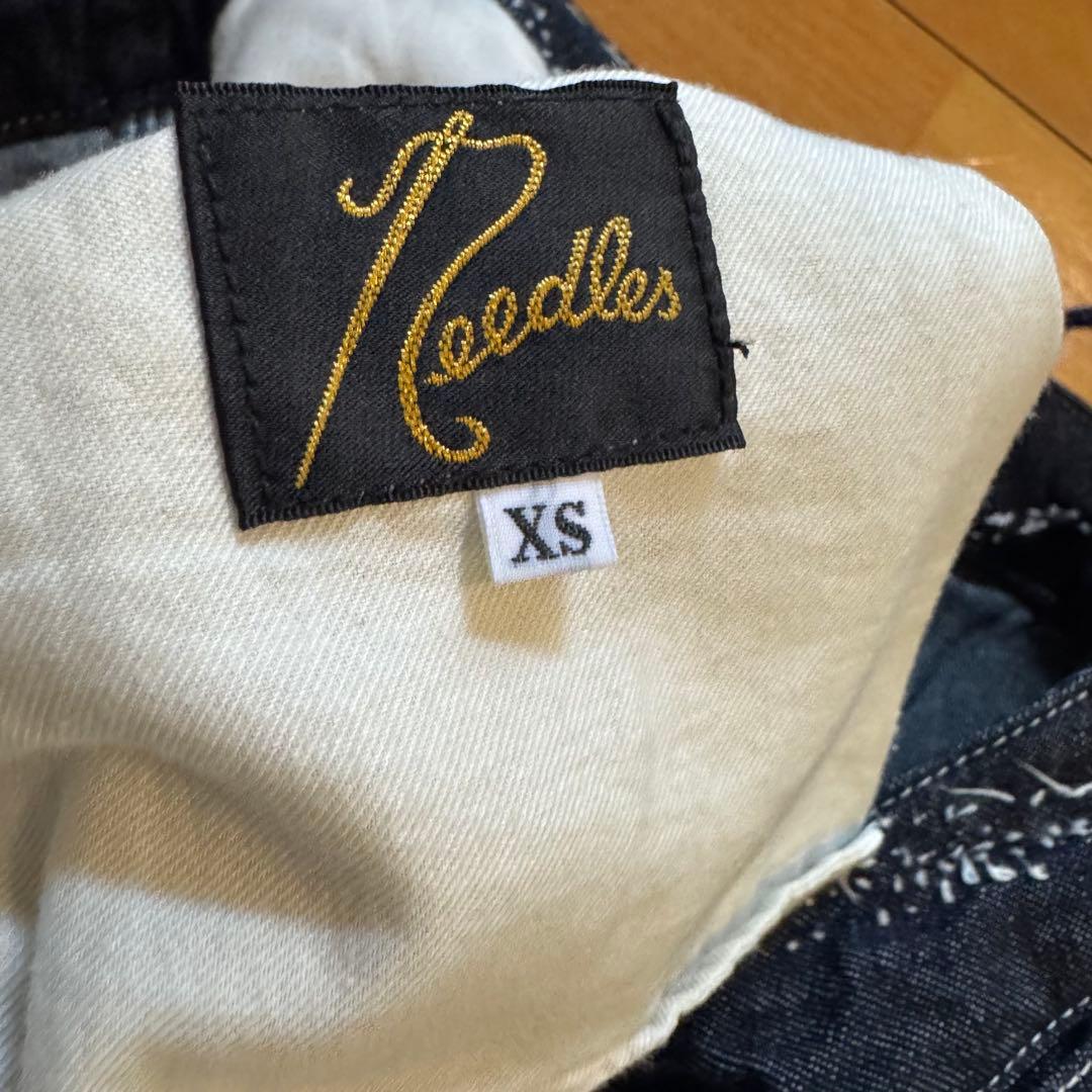 needles ストライプデザイン サルエルパンツ デニム