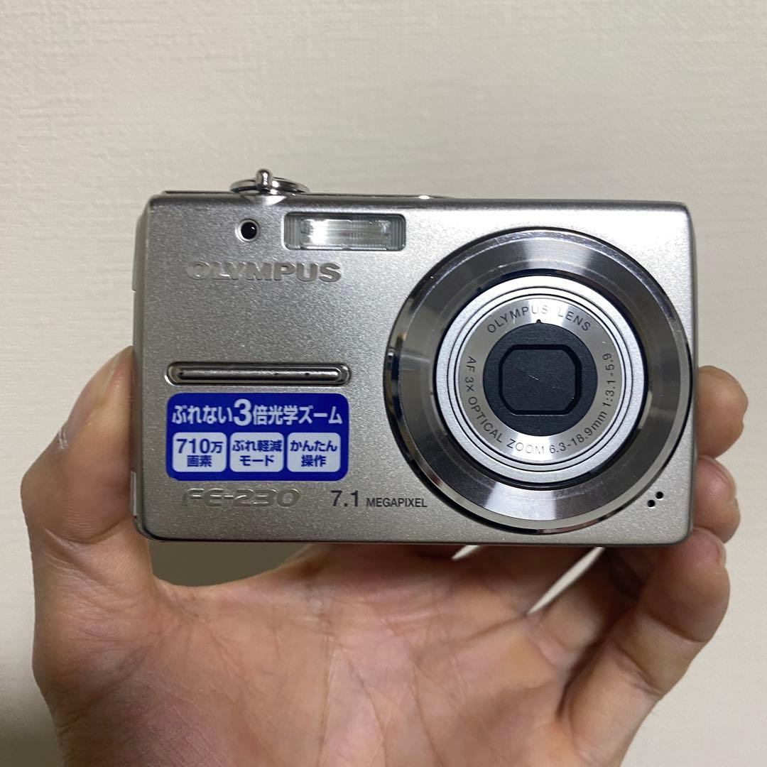 【完動美品】OLYMPUS FE-230 コンパクトデジカメCCD 付属品あり