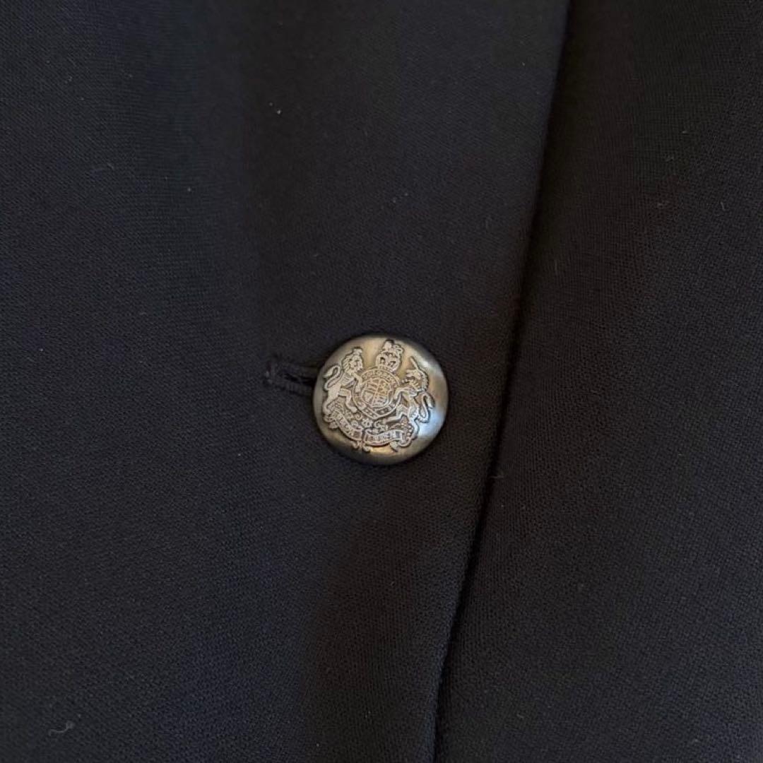 ローレンラルフローレン ブレザー 黒 銀ボタン エンブレム シングル 12