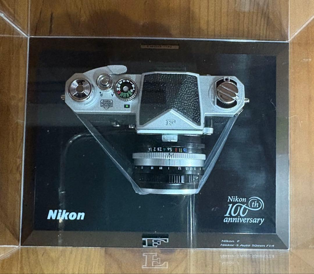 【未使用】Nikon 100周年記念 ニコンFミニチュアカメラ S=1/2