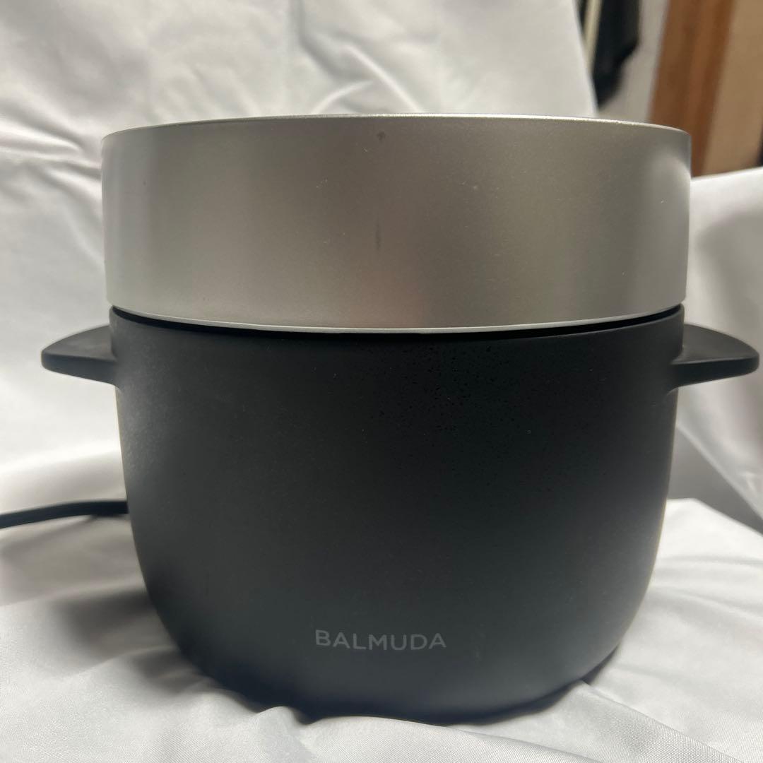 【美品】BALMUDA The Gohan 炊飯器　K03A-BK