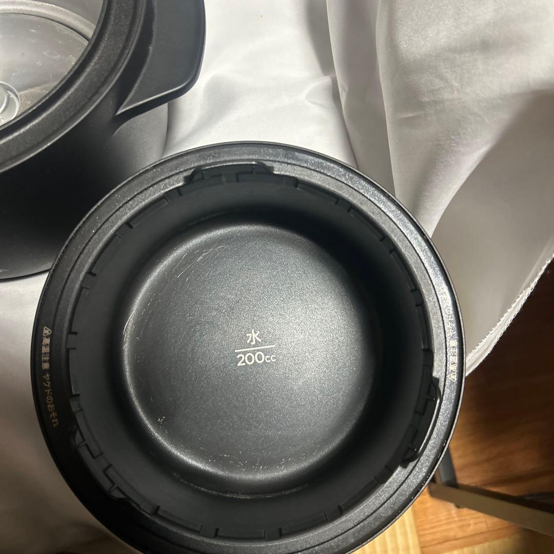 【美品】BALMUDA The Gohan 炊飯器　K03A-BK