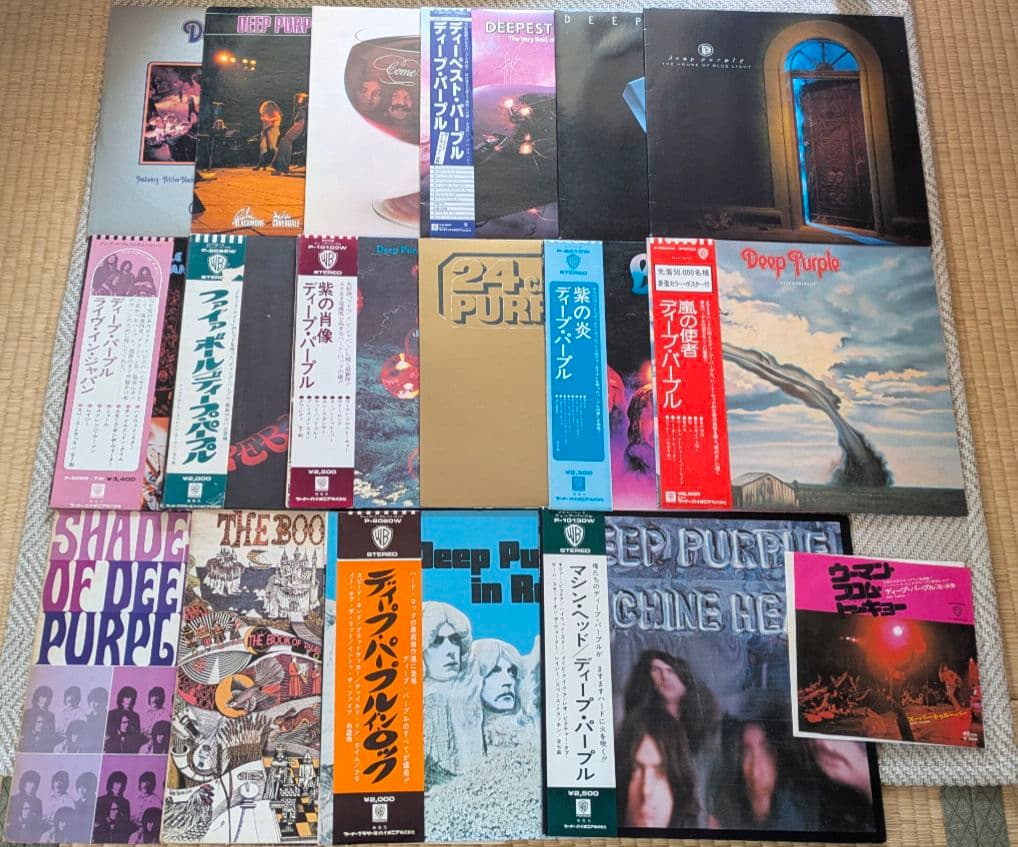 DEEP PURPLE/LPレコード16枚＋EPレコード1枚まとめセット