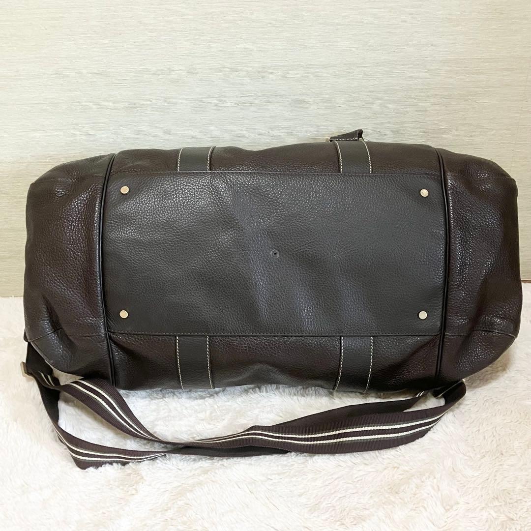 dunhill ボストンバッグ　2way エンサイン　レザー　濃茶