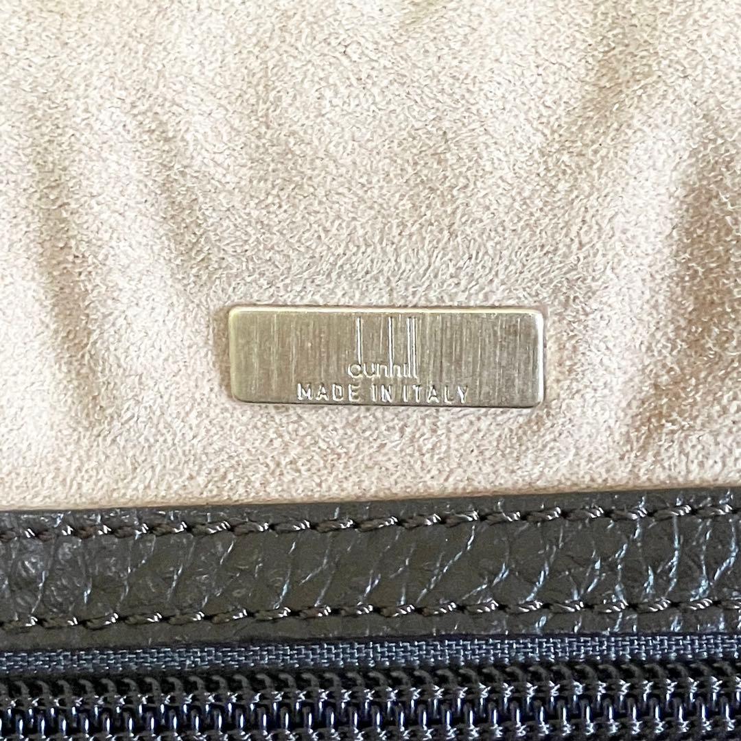 dunhill ボストンバッグ　2way エンサイン　レザー　濃茶