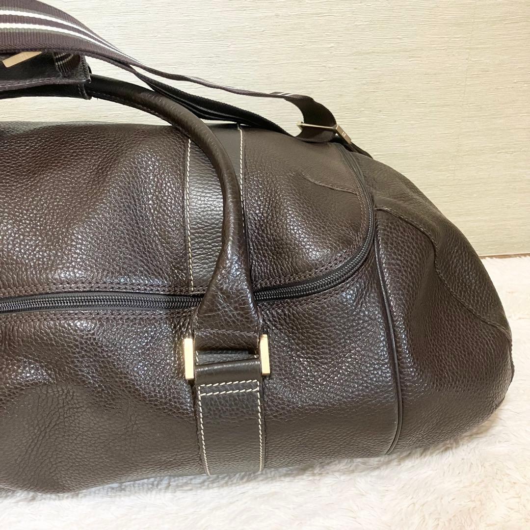 dunhill ボストンバッグ　2way エンサイン　レザー　濃茶