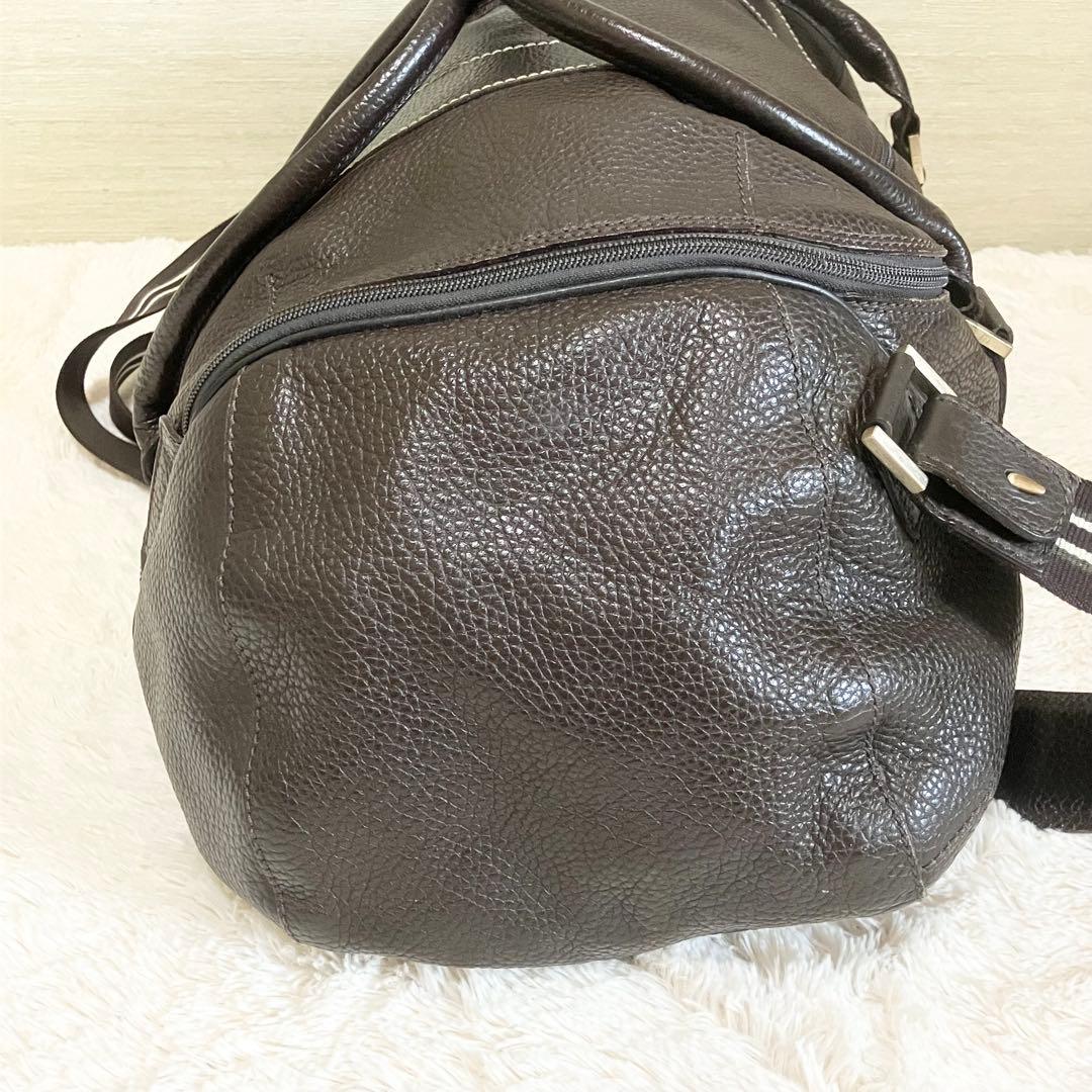 dunhill ボストンバッグ　2way エンサイン　レザー　濃茶