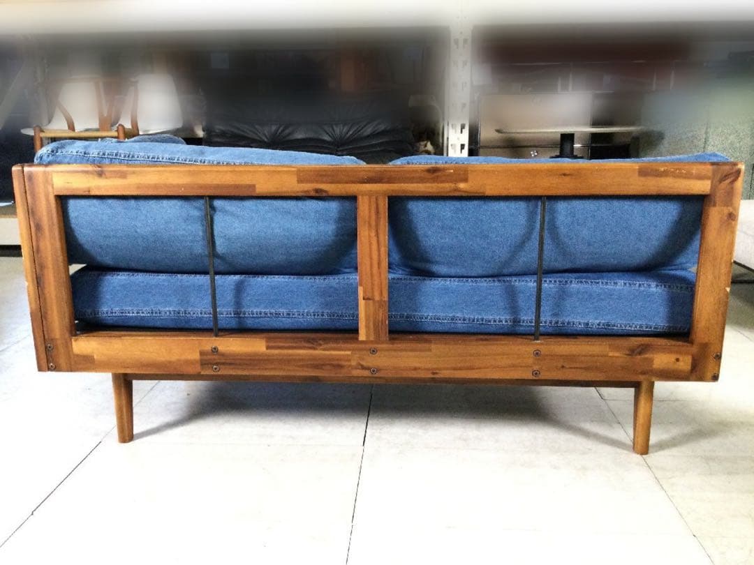 unico ウニコ SWELLA スウェラ ベンチアームソファ　デニム