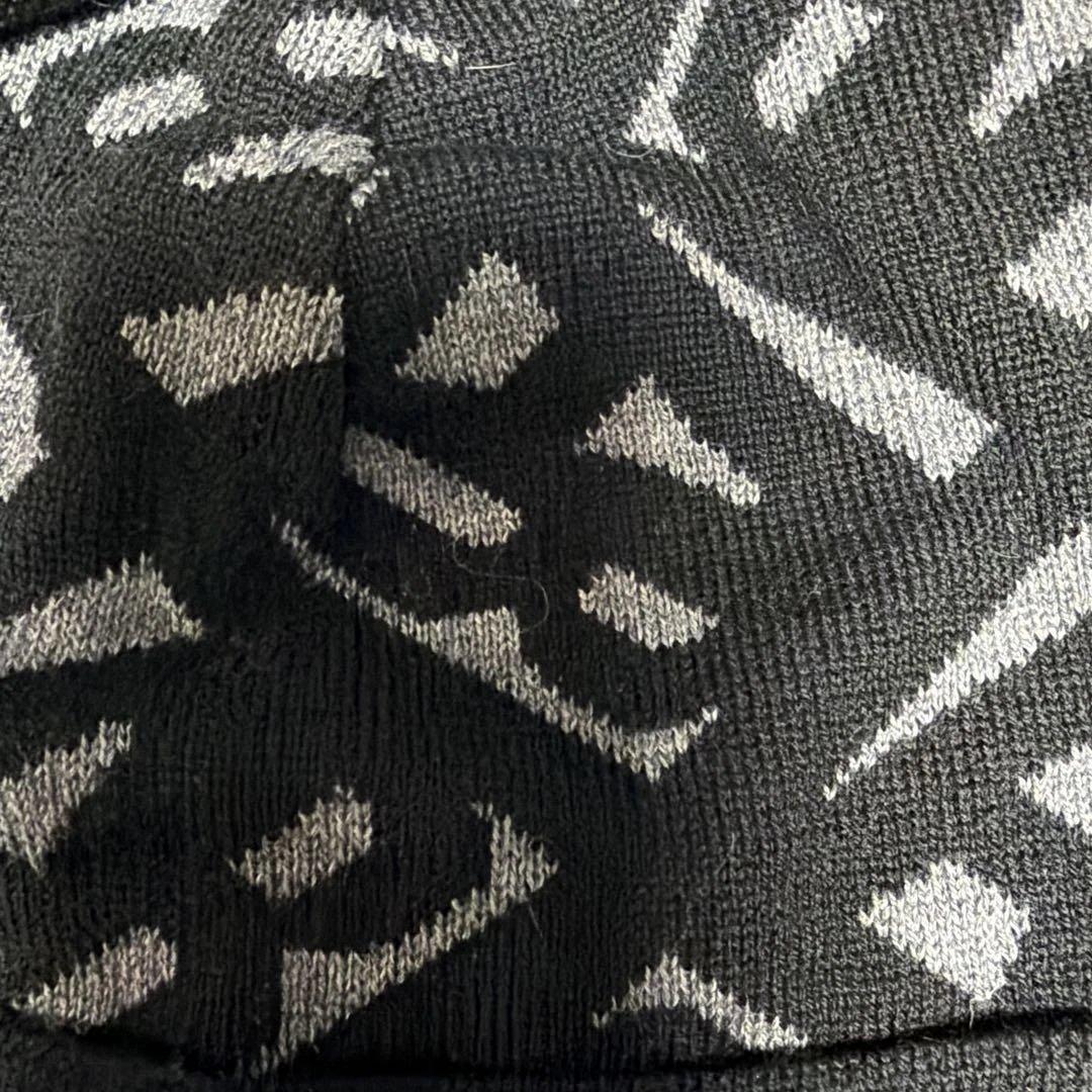 ☆Vivienne Westwood☆ニット帽／ビーニー☆黒×グレー☆ほぼ新品☆