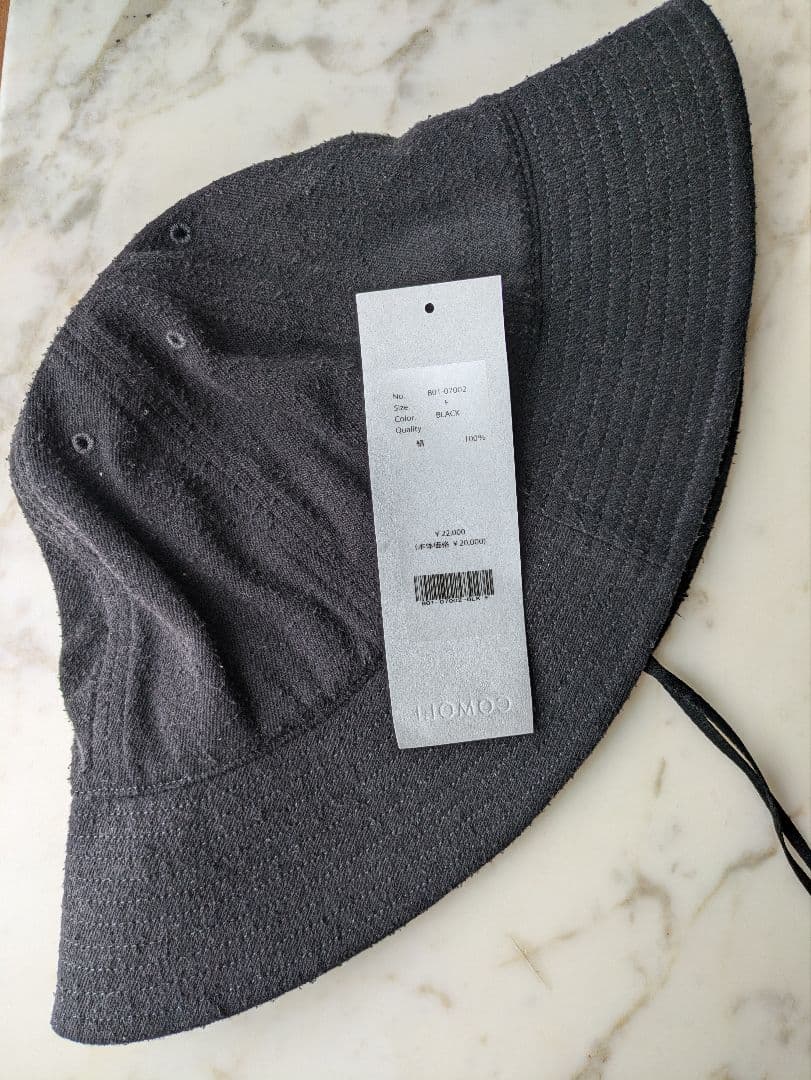 COMOLI コモリ シルクネップ ハット