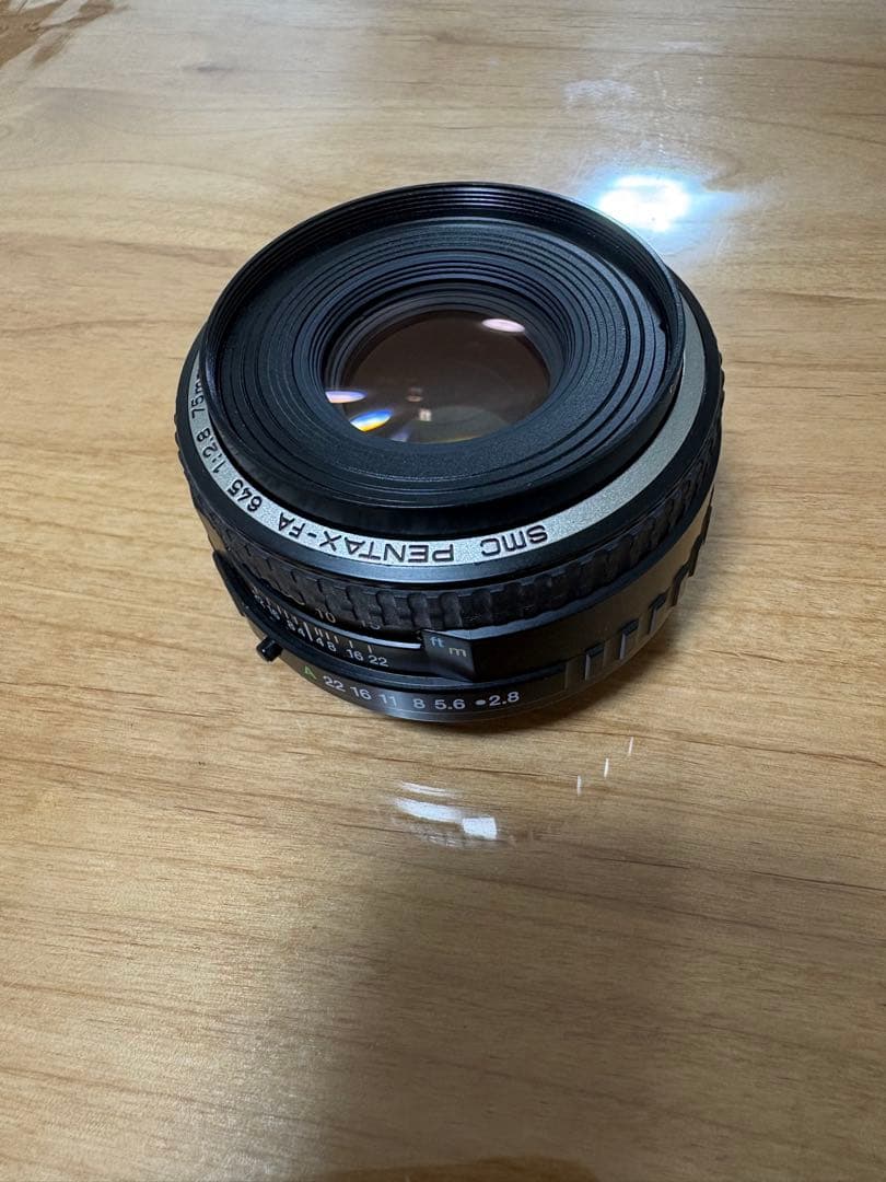 SMC PENTAX-FA 645 75mm f/2.8レンズ