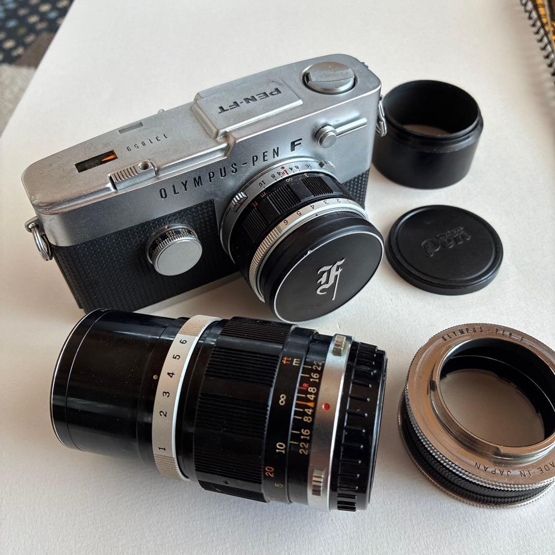 カメラ　オリンパスPEN-FT セット