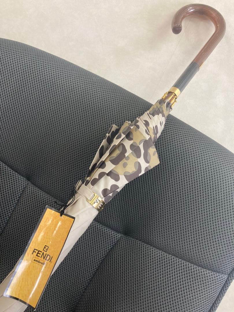 S フェンディ FENDI 日傘 長傘 ズッカ アンブレラ